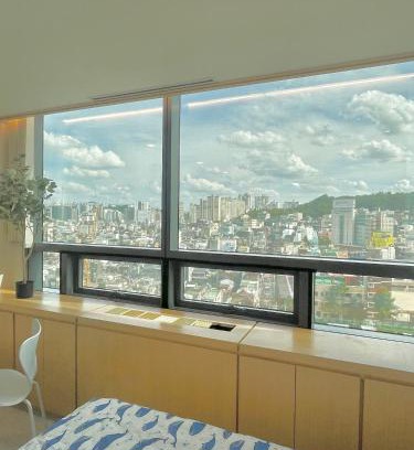 Mapo Apartamento | 2025TOP 5 seconds walk from Hongik University Station beautiful view Room size 45m2