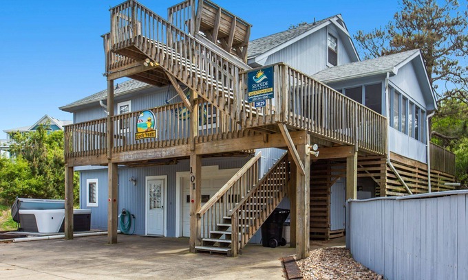 Carolina Dunes Casa | 2029 Duck Yeah! * 5 Min Walk to Beach * Dog Friendly * Private Pool