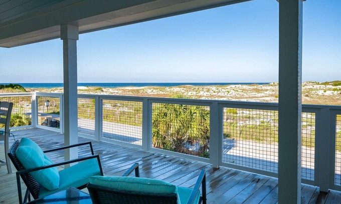 Grayton Beach Casa | 25% SALE Thru FALL~DUNE WATCH~Newly Renovated~Sublime Gulf/Park Views~Beach Gear