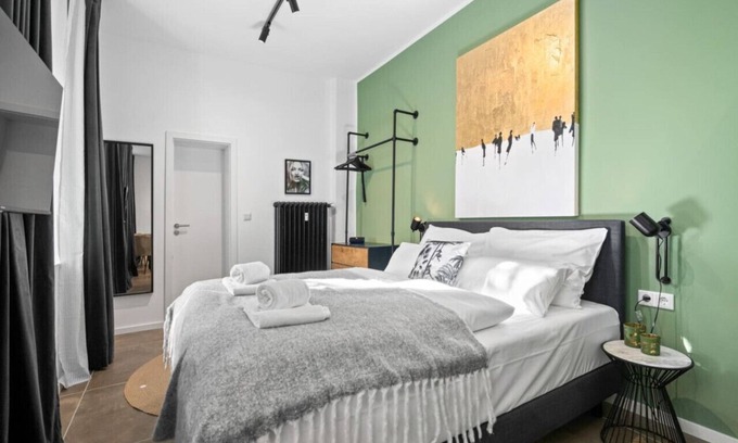 Krefeld Apartamento | 25qm *Design WOW Studio* | City | Ruhig | Hbf 100m