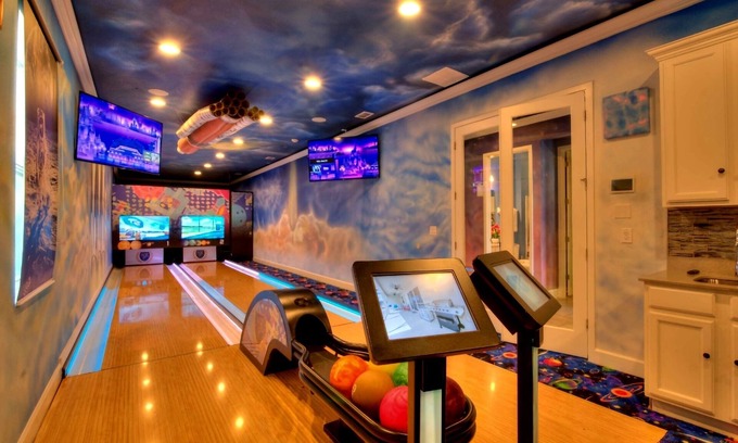 Kissimmee Casa | 28 Bedrooms, Space & Wonder SIDE-BY-SIDE Bowling Villas, Sleep 76