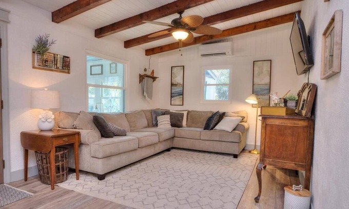 Tranquil Harbour Casa | 2BR/1BA House - Dog Friendly, Fenced Yard, Walk to Beach/Fishing, Sleeps 6