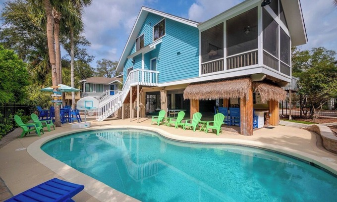 North Forest Beach Casa | 2nd Row 5 Bed 3 and one half Bath Pet Friendly Ocean View Beach House