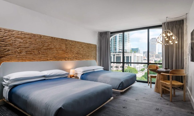 Congress Avenue Historic District Hotel | 2x Pet-Friendly Double Queen Rooms at The LINE Hotel Austin, Onsite Pool!