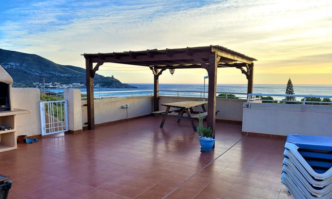 La Azohia Apartamento | Apartamento de lujo de 3 dormitorios y 2 baños con gran solarium y magníficas vistas