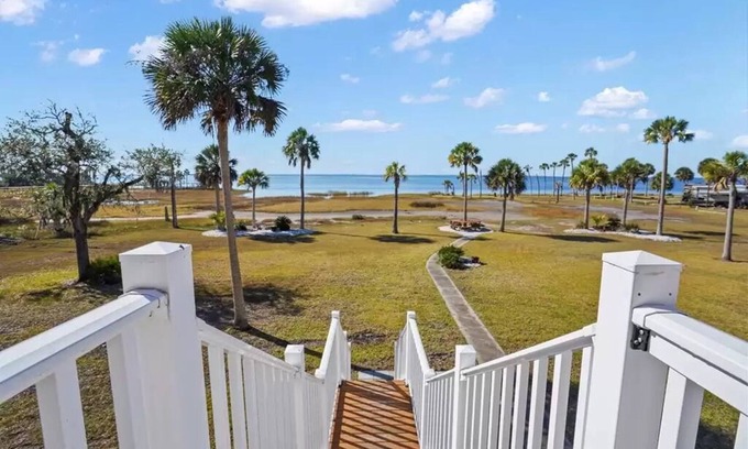 Port St. Joe Casa | 3 Bed/3.5 Bath Bay Front Townhome! Just Across the Bay from Cape San Blas