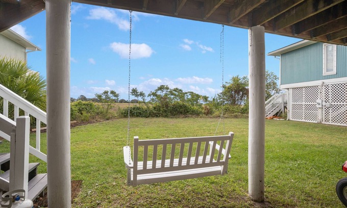 Oceanmarsh Subdivision Casa | 3-Bed Harbor Island Home with Ocean Views, Pool Access, and Wildlife Watching!