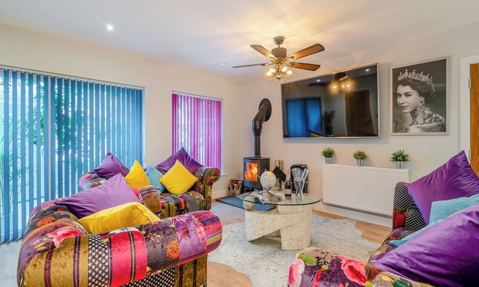 Street Cabaña | Alojamiento de 3 habitaciones en Glastonbury