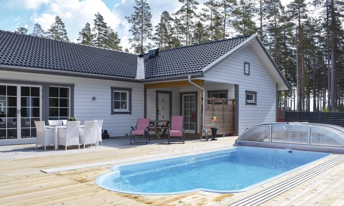 Tranas Casa | Alojamiento de 3 habitaciones en Tranås