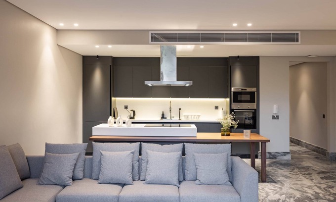 New Cairo Casa | 3-Bedroom Apart with Garden Views & Balcony TF
