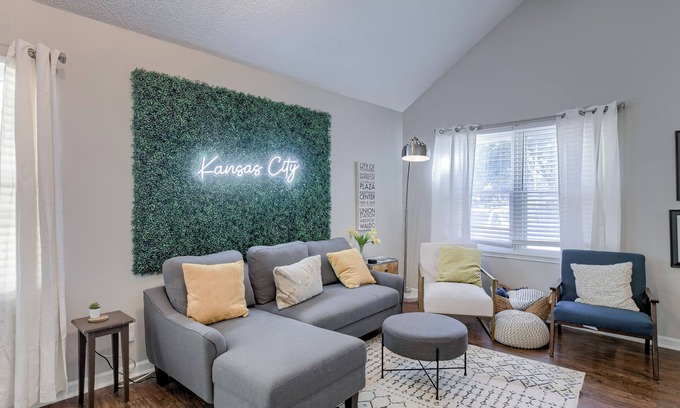 Westwood Casa | 3-bedroom bungalow in peaceful Kansas City with AC, WiFi, Hot Tub, and Fire Pit