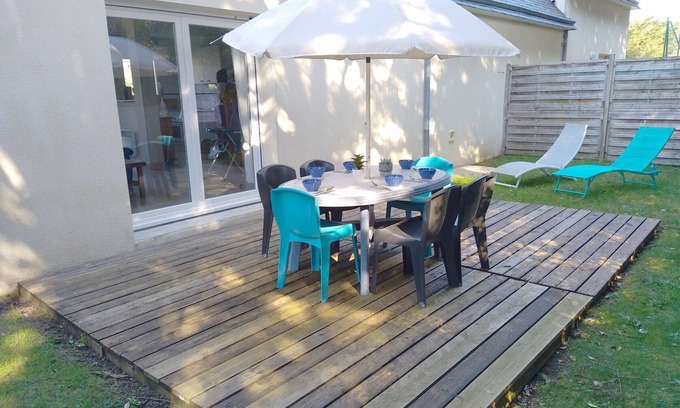 Penvins Casa | Casa 3 habitaciones cerca de la playa, se aceptan mascotas, parking, Sarzeau