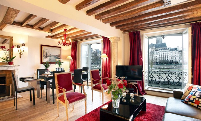 Les Iles Apartamento | 3 BR-2BA Luxury - Ile Saint Louis en el río Sena