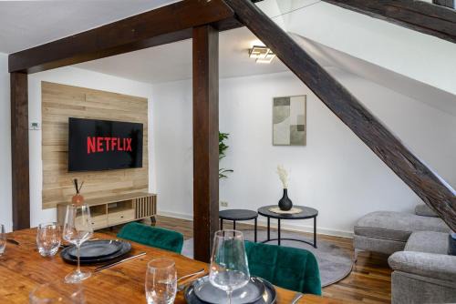 Wiesbaden Apartamento | 3 BR - Familienfreundlich - Geräumig - Zentral - Wifi - Cozy