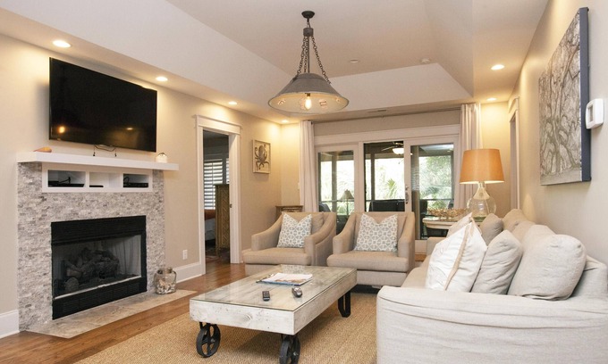 Kiawah Island Cabaña | 3 Br Nueva renovación, característica en Charlestonhome y diseño! Nr Ocean Resort Privilege