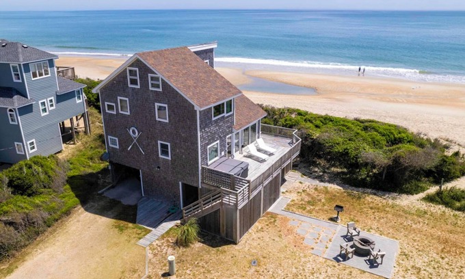 Buxton Casa | 3 br, oceanfront, ocean view, sunrise !