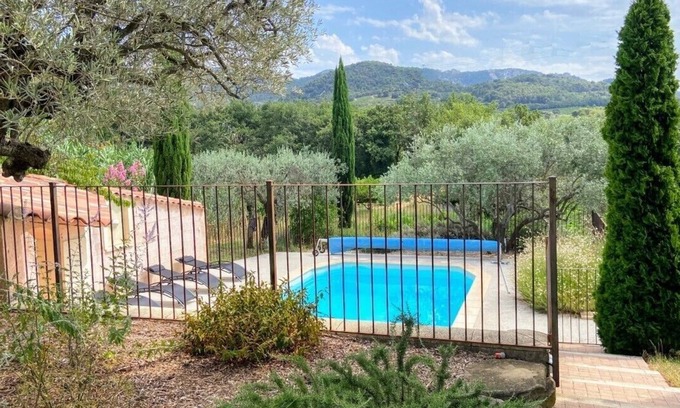 Sablet Casa | 3 orejas rural en Provence con piscina privada sin vecinos