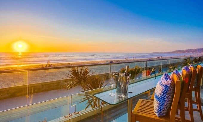 Mission Beach Casa | 3 Ocean Front Units * 3 Patios * 2 Levels