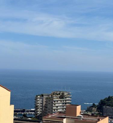 Beausoleil Apartamento | 3 pièces avec vue mer à 5 min de la gare et 10 min du centre