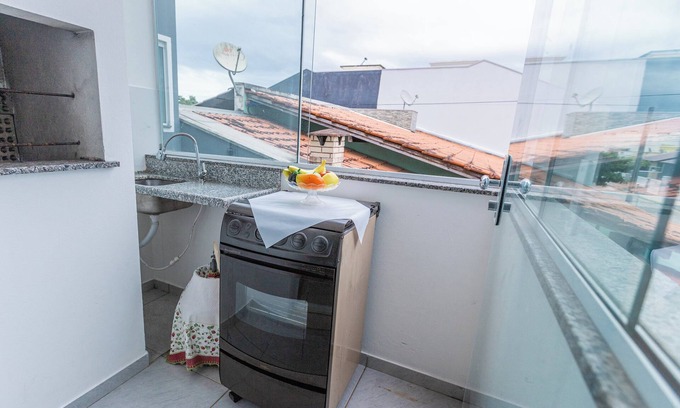 Itacolomi Apartamento | 3 quadras da Praia em Piçarras, Posto 7 RZ2713