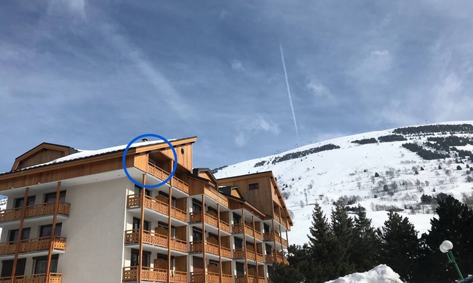 Les Deux Alpes Apartamento | 3 habitaciones renovadas, la estación de corazón, agradable, tranquilo y soleado (orientación sur)