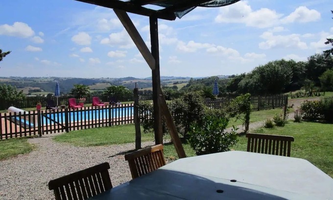 Laparrouquial Otro | 3 star gite - spacious - quiet - pool and view!