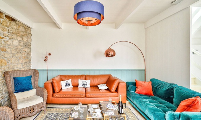 Ile-Tudy Chalet De Esquí | A 30 m del mar - Casa para 7 en Île Tudy