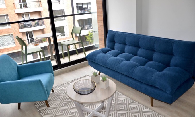 Calle 100 Apartamento | 301 Moderno Loft 1 habitación con balcón
