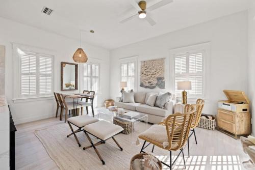 Rosemary Beach Casa | 30A Beach Villa Steps to Beach Dog Friendly with Peloton and Bikes