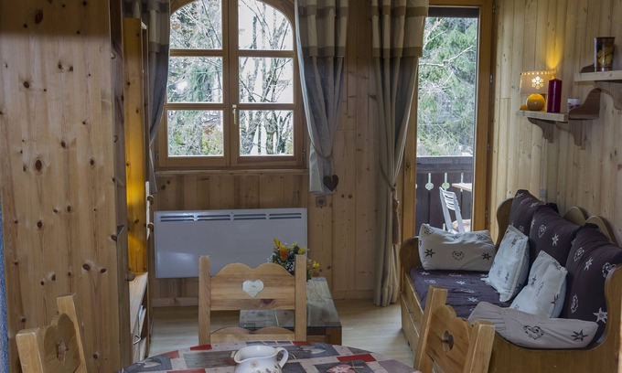 Chamonix City Centre Apartamento | Apartamento de 32m² totalmente reformado en estilo de montaña, orientado a brevent,