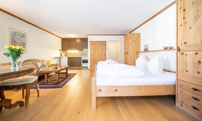Vulpera Apartamento | 3304 Preislich attraktives Studio im alpinen Stil