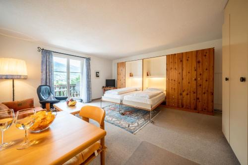 Vulpera Apartamento | 3306 Charmante 1,5-Zimmer-Wohnung mit Talblick