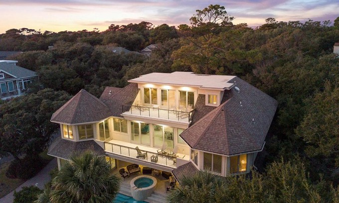 North Forest Beach Casa | 36 Dune Lane 7 BR Home Second Row Ocean