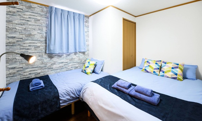 Naniwa Apartamento | 38㎡ 2DK🏵️DaikokuchoStation 1-3minsWalk🏵️Osaka Kizu Market 4mins walk🏵️MAX5ppl