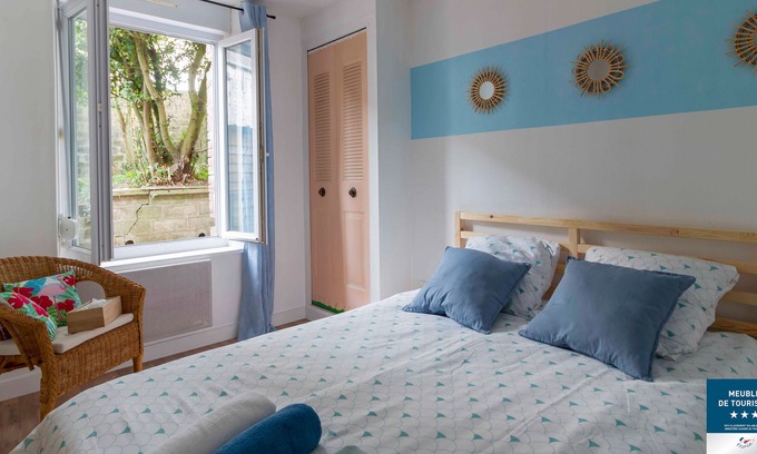 Flers Apartamento | Apartamento-Apartamento-Baño con bañera-Vista al Jardín
