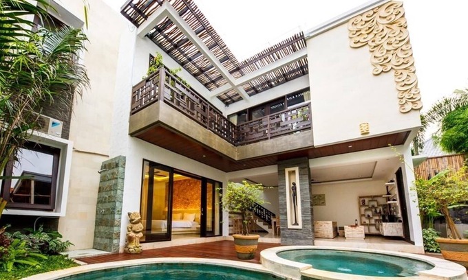 Nakula Villa | 3BR 15 minutos a la playa, Central Seminyak # 3
