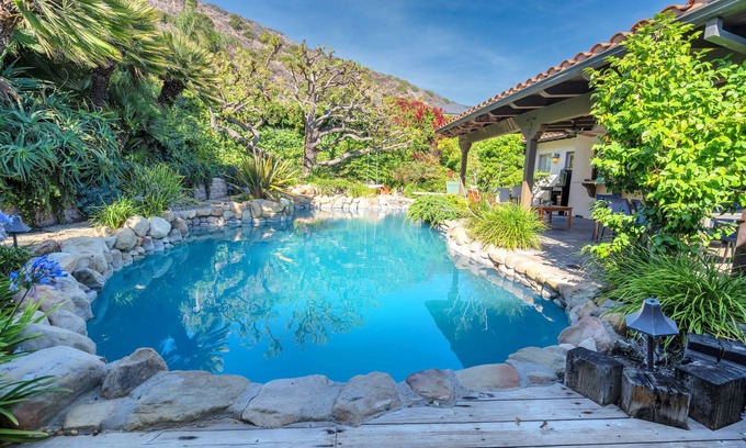 Eastern Malibu Villa | 3BR/3BA Ocean View Retreat w/ pool/hot tub/bbq/parking