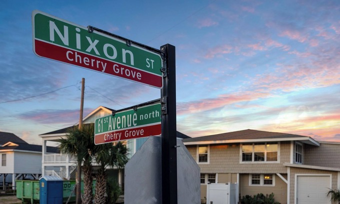 North Myrtle Beach Casa | 3BR Channel Unit w/ Large Porch Overlooking Water