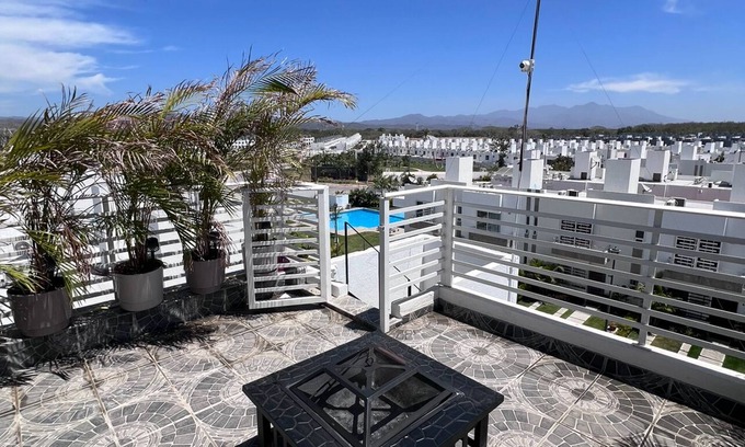 Mezcales Condominio | 4 BD / 4.5BA Rooftop Garden Condo 15 min from Nuevo Vallarta For Large Families