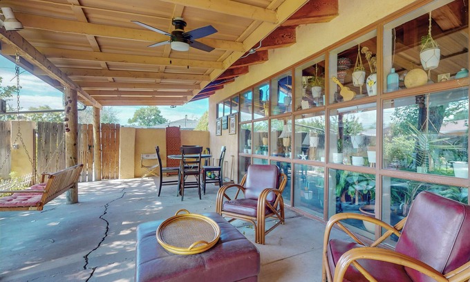 Albuquerque Casa | 4 Bed 3 Full Bath Urban Jungle Home in North Valley with Hot Tub & Wi-Fi