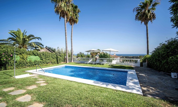 New Golden Mile Villa | 4-bedroom, 3-bathroom villa with a private pool, stunning sea and mountain views