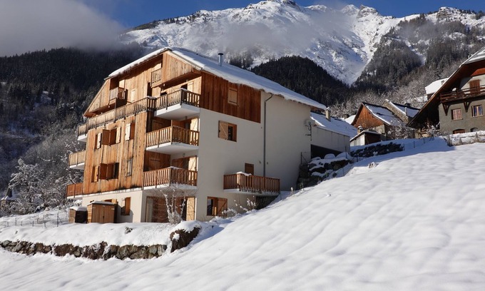 Vaujany Apartamento | Moderno apartamento de 4 dormitorios en Vaujany con jardín, cerca de Alpe d'Huez