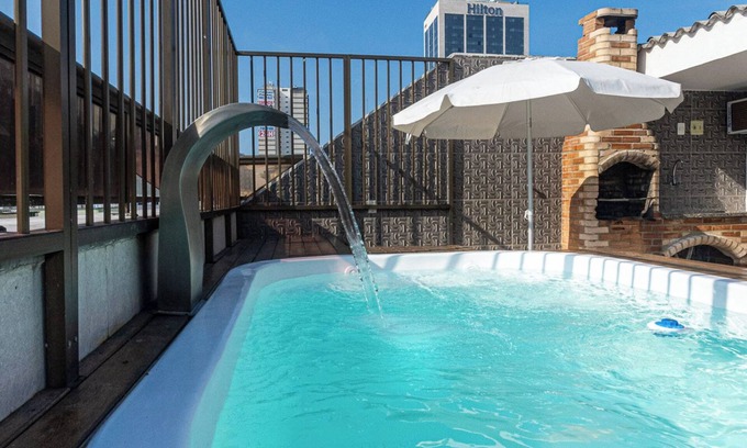 Copacabana Apartamento | Cobertura de 4 habitaciones, con piscina privada y barbacoa en la cancha de la playa