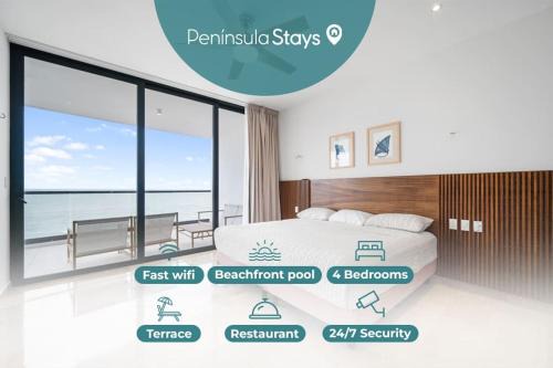Miramar Apartamento | 4 Bedroom Siela Beachfront Luxury Apartment