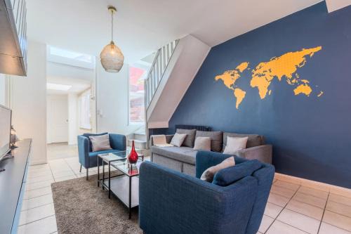 Roubaix Apartamento | 4 BR & 4 bathroom house close to Parc Barbieux