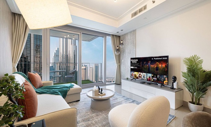 Downtown Dubai Apartamento | 4 BR Burj Khalifa View | Dubai Mall | Opera Grand