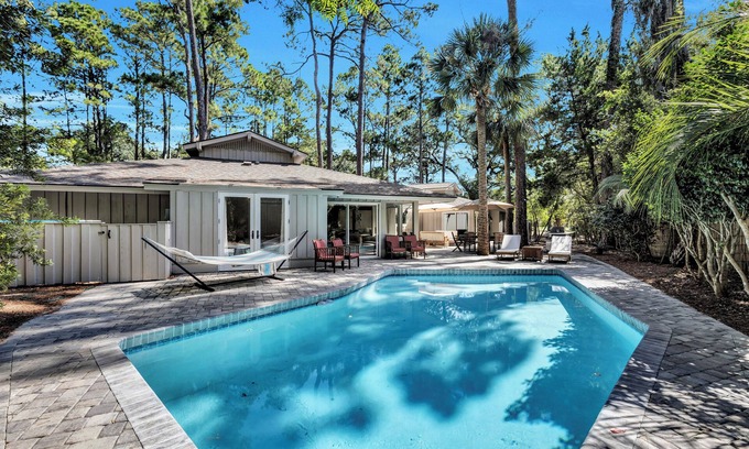 Sea Pines Casa | 4 Palmetto Place @ Sea Pines | Private Pool | Game Room | 6 Bedrooms!