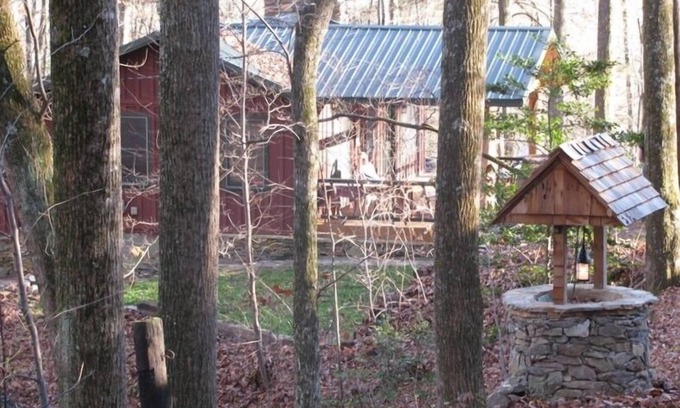 Saluda Cabaña | Cabaña de 4 estaciones en el bosque con sendero al uso privado del lago