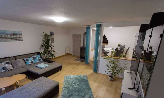 Hallerndorf Apartamento | Apartamento sótano de 4 estrellas con cinco camas en el centro de Franconia