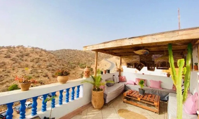 Taghazout Casa | 4- Twin/ Double room with with shared bathroom(Twin room with private bathroom)